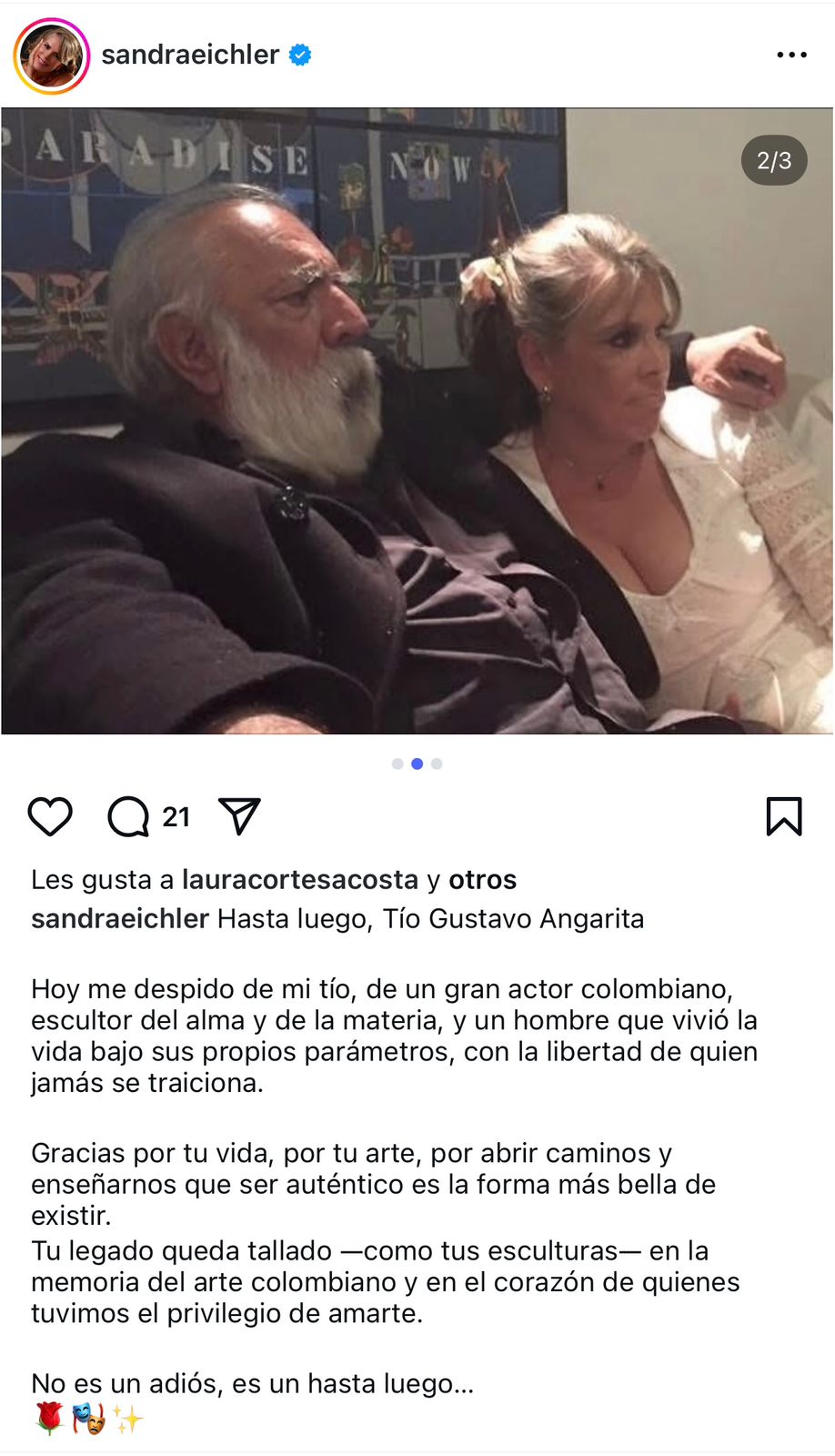 Falleció Gustavo Angarita, el legendario actor nacido en Villavicencio 2