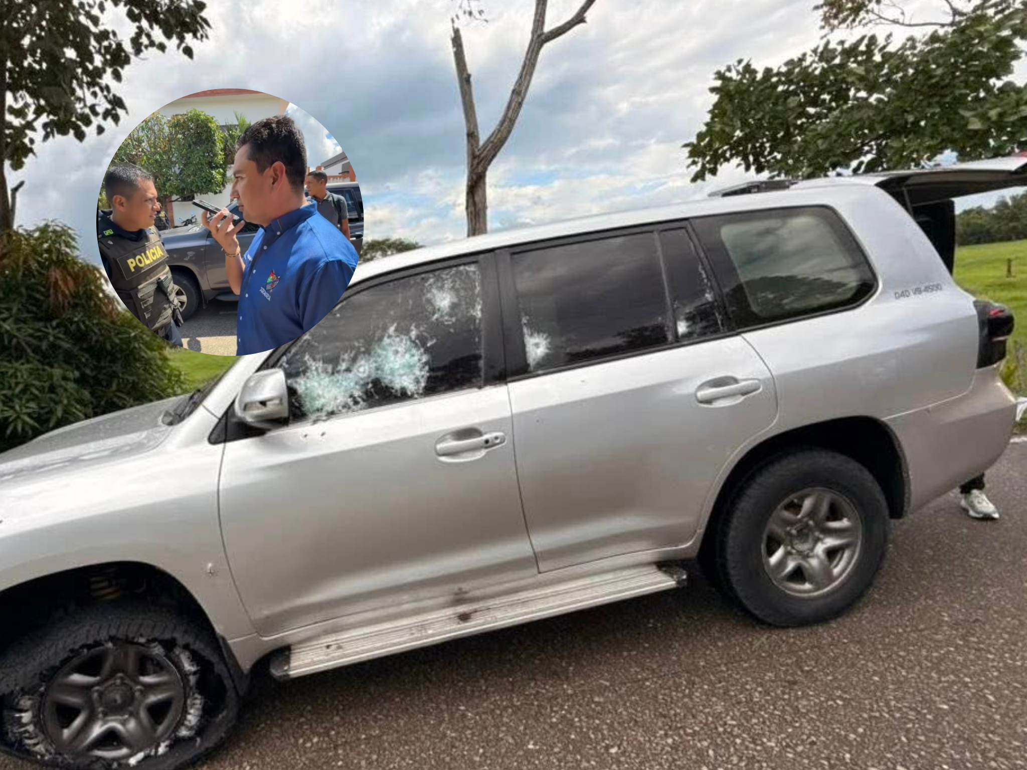 Renson Martínez, gobernador de Arauca, fue víctima de un ataque armado en Tame 7