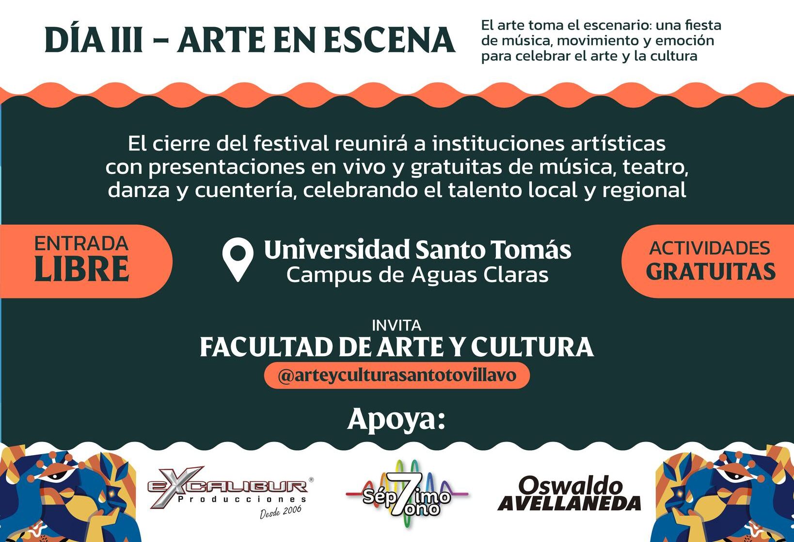 Universidad Santo Tomás vive el cierre de su primer Festival Internacional de Arte y Cultura 2 Universidad Santo Tomás vive el cierre de su primer Festival Internacional de Arte y Cultura 2