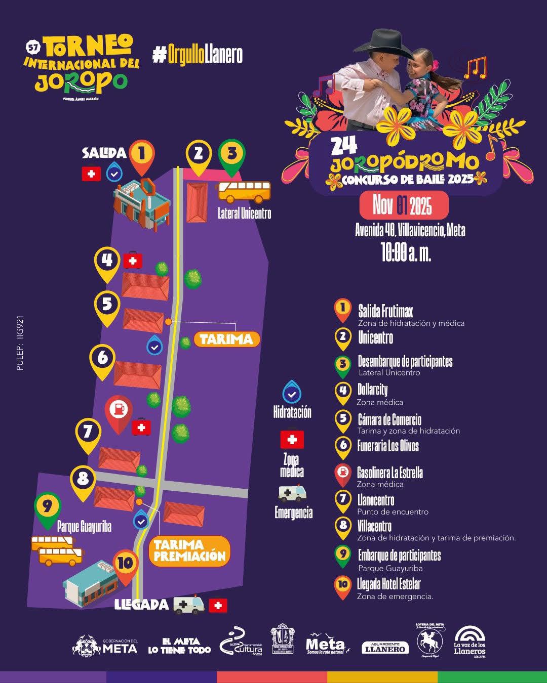 Más de 1.500 parejas bailarán al son del joropo en la Avenida 40 de Villavicencio 2