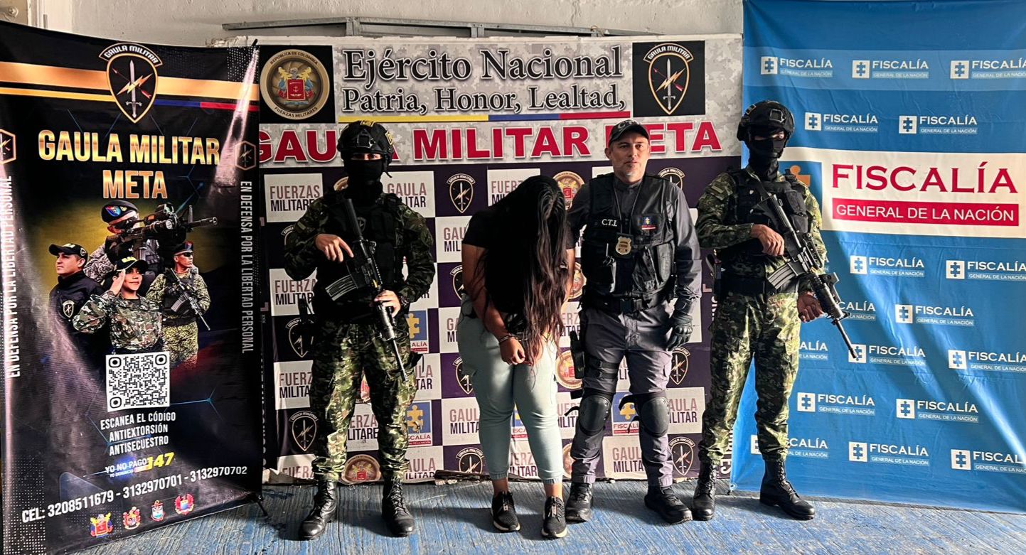 Capturan a mujer señalada de extorsión en vía entre Villavicencio y Acacías 1