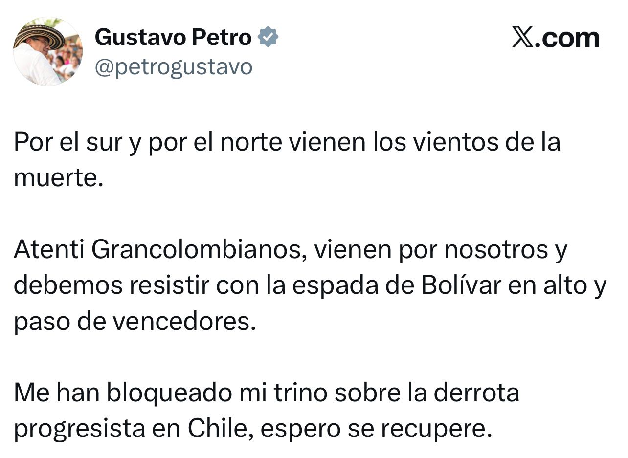 Triunfo de Kast en Chile genera reacciones en Colombia y reabre debate sobre migración 3 Triunfo de Kast en Chile genera reacciones en Colombia y reabre debate sobre migración 3