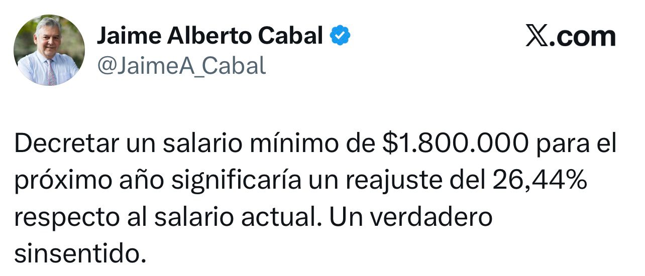 Con propuesta de $1.800.000 arranca el debate por el salario mínimo 2026 en Colombia 3