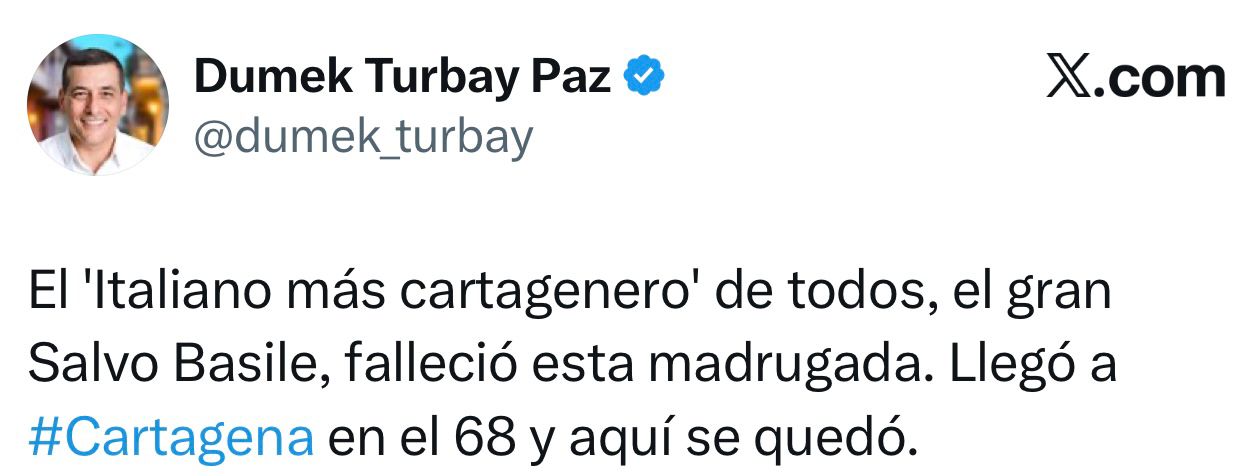 Luto en la televisión colombiana: fallece el actor Salvo Basile 2