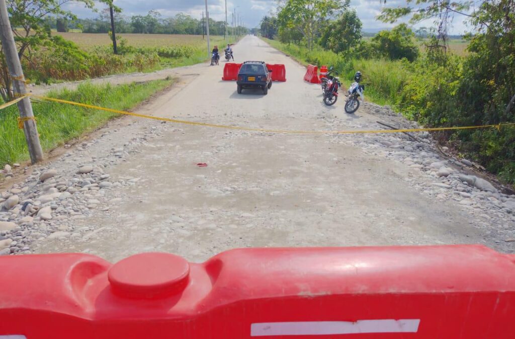 'Desde hoy hay tránsito': ministra de Transporte tras habilitar puente metálico en la vía Granada 2