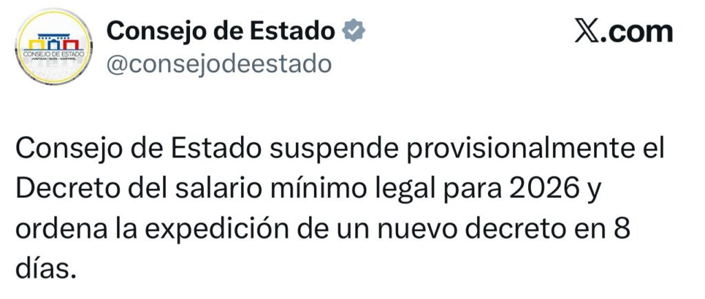 ¿Qué pasa ahora con el salario mínimo de 2026? Claves para entender el caso 2 ¿Qué pasa ahora con el salario mínimo de 2026? Claves para entender el caso 2
