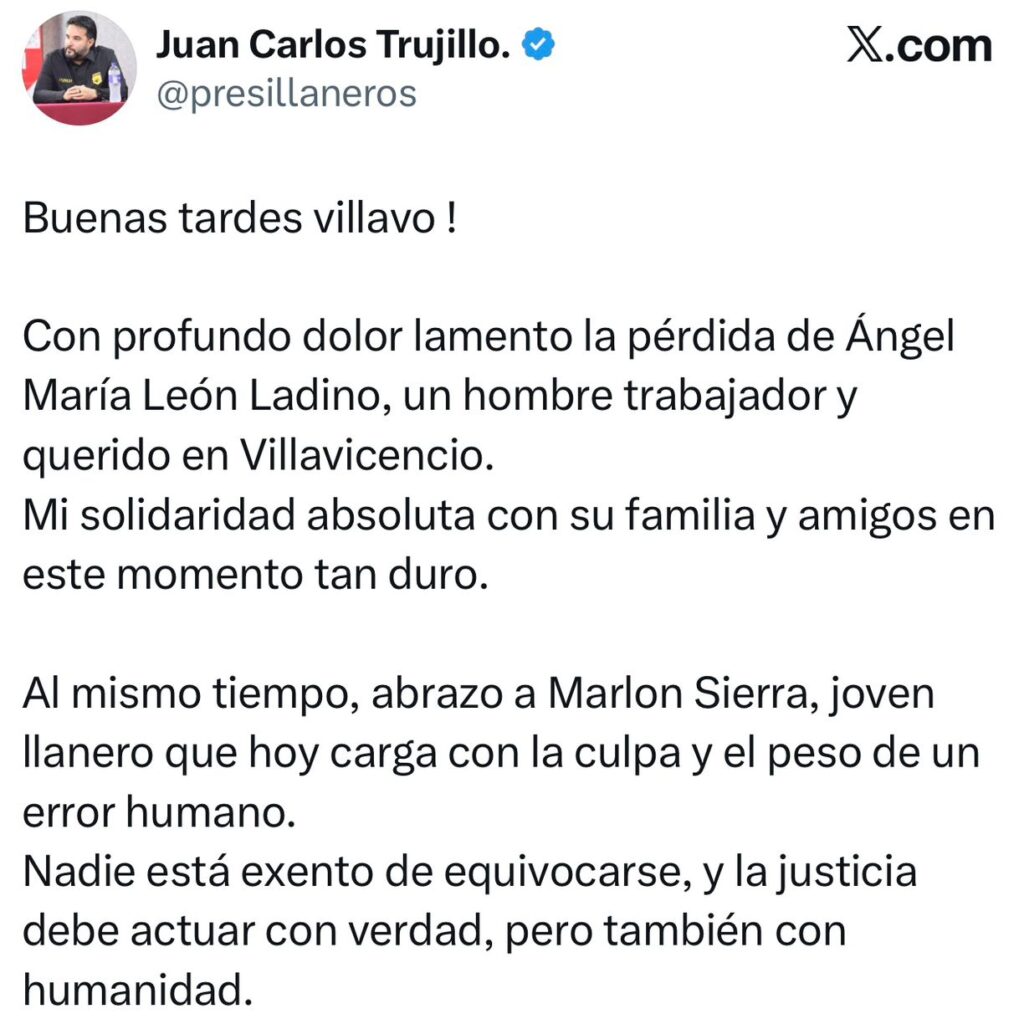 Presidente de Llaneros se pronuncia tras accidente de tránsito que involucra a Marlon Sierra 2