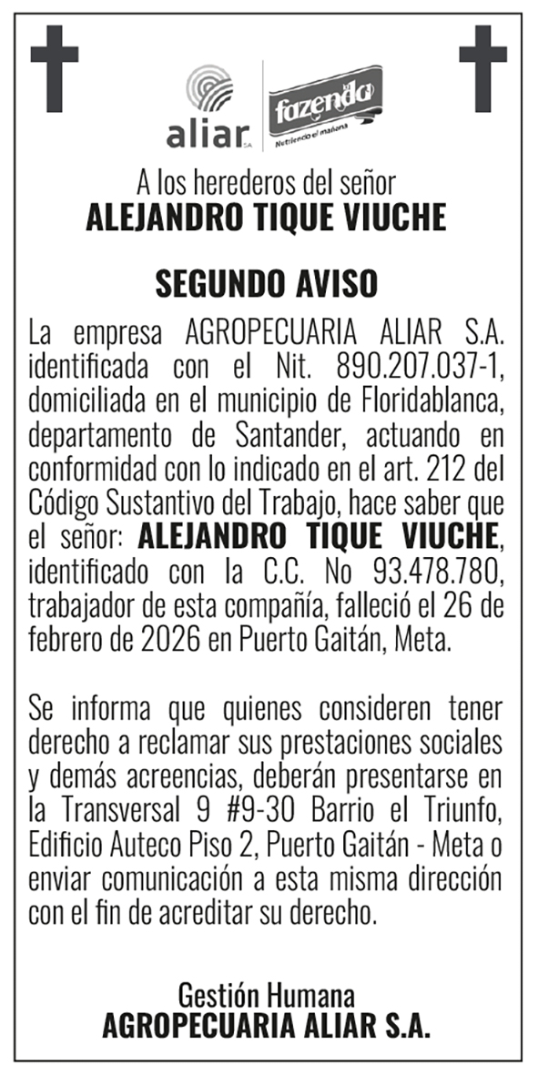 2da Publicacion - Alejandro Tique - La Fazenda 1