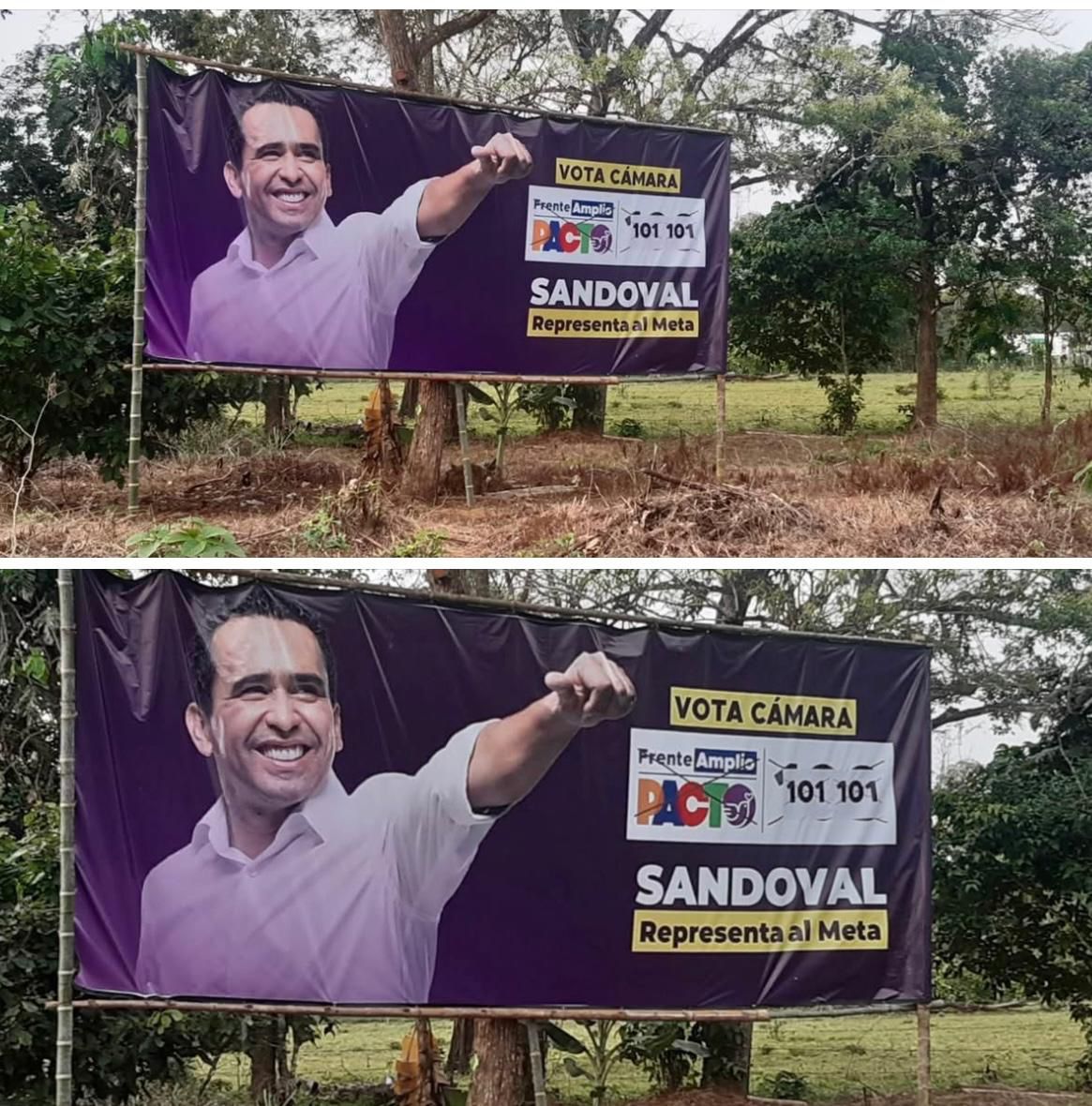 Denuncian presunto fraude por publicidad política de Sandoval: el excandidato respondió 1
