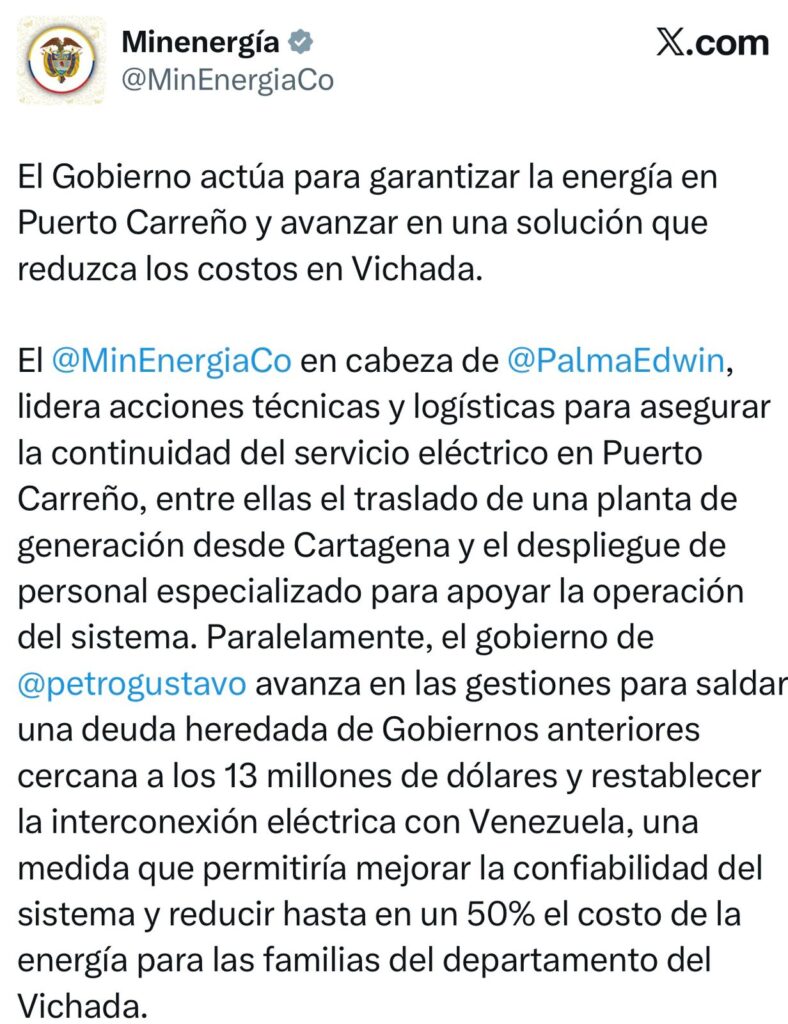 Continúan protestas en Puerto Carreño por crisis energética a la espera de visita del ministro de Minas 4