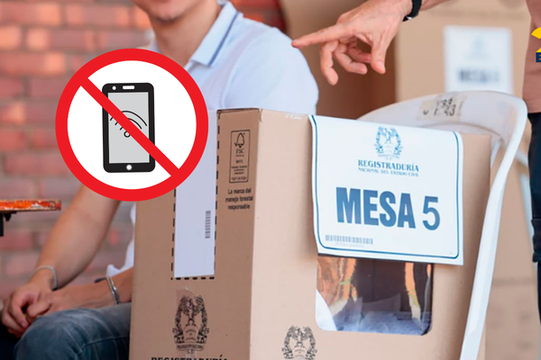 Gobierno regula uso de celulares en puestos de votación