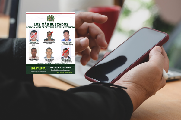 Habilitan línea segura para ubicar a los más buscados en Villavicencio