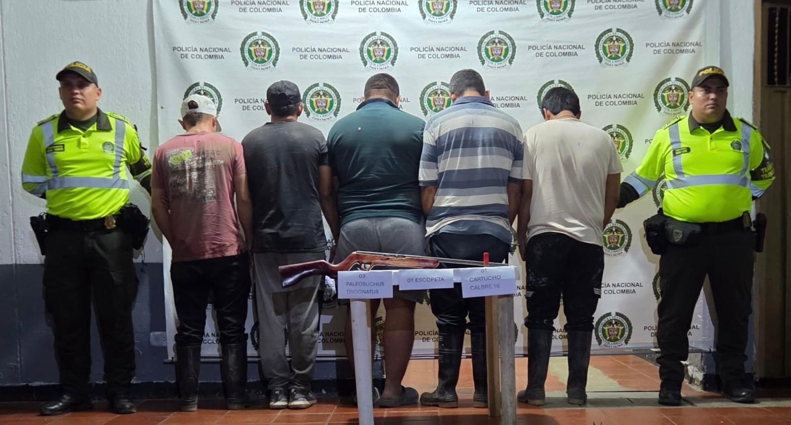 Capturan a cinco personas en el Meta por transportar babillas de forma ilegal 2