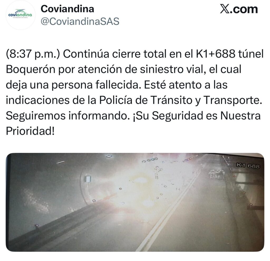 Vía al Llano: Siniestro vial en la noche de ayer obligó cierre del túnel Boquerón por varias horas 2