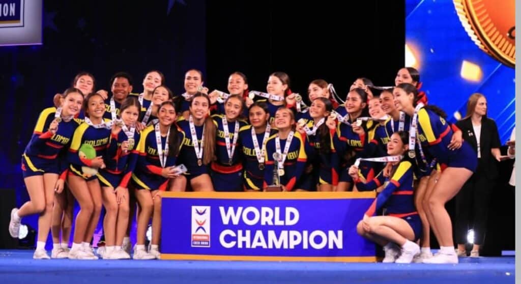 Colombia se corona campeona mundial de porrismo en Orlando con sello llanero 1