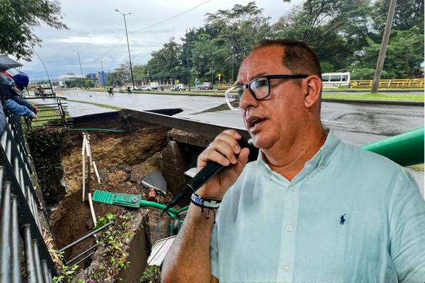 Alcaldía hará contratación directa para atender emergencia del puente en la Av. 40