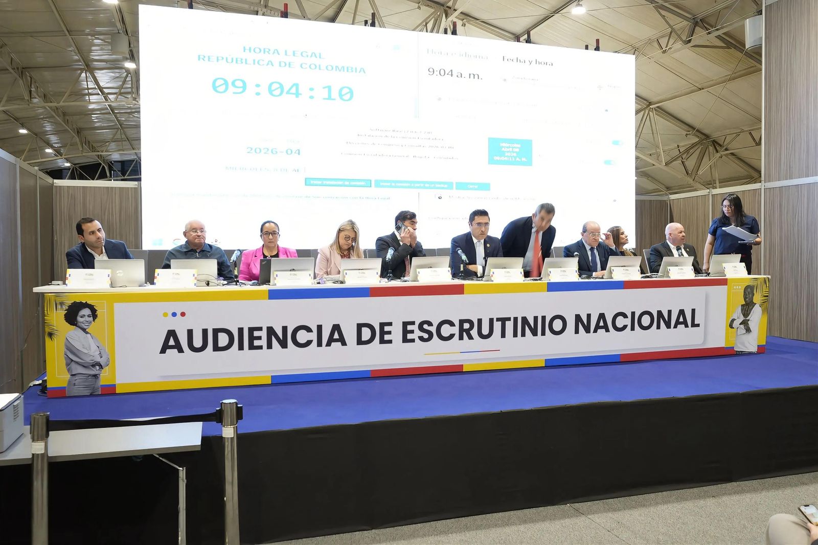 El CNE instala hoy jueves, 9 de abril, el proceso de escrutinio nacional de las elecciones de Senado de la República 1