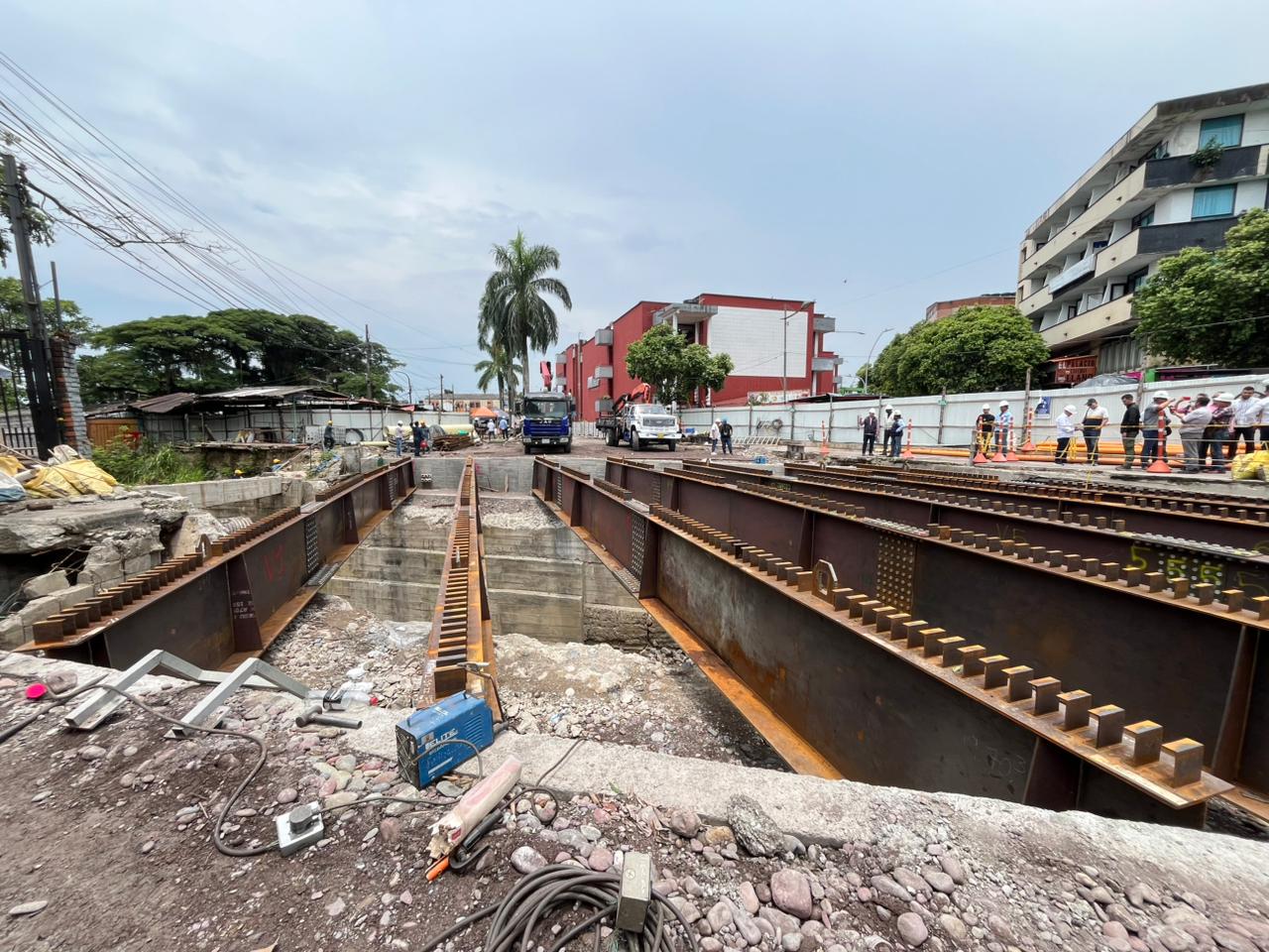 Nuevo puente de Villa Julia estaría listo en julio, ya completa el 60% de ejecución