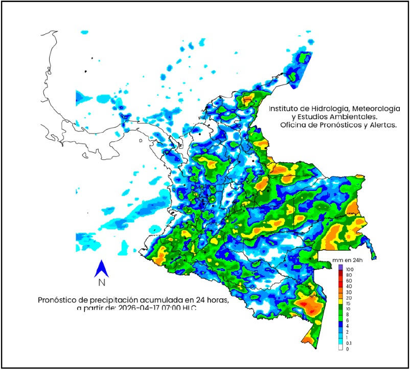 ¿Continuarán las lluvias esta semana? Esto pronostica el Ideam 2