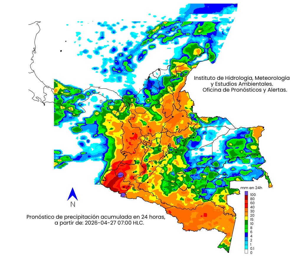 Lluvias en el Meta y gran parte del país marcarán la semana, advierte el Ideam 2