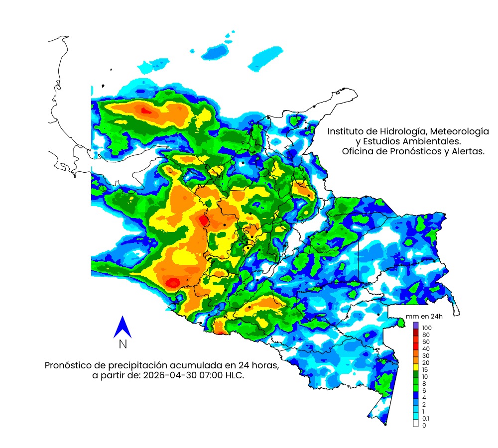 Lluvias en el Meta y gran parte del país marcarán la semana, advierte el Ideam 5