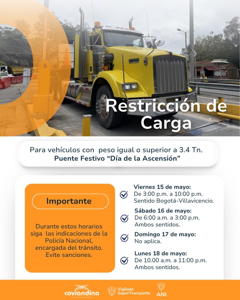 Inicia plan retorno en la vía Bogotá – Villavicencio: así opera el reversible 2 Inicia plan retorno en la vía Bogotá – Villavicencio: así opera el reversible 2
