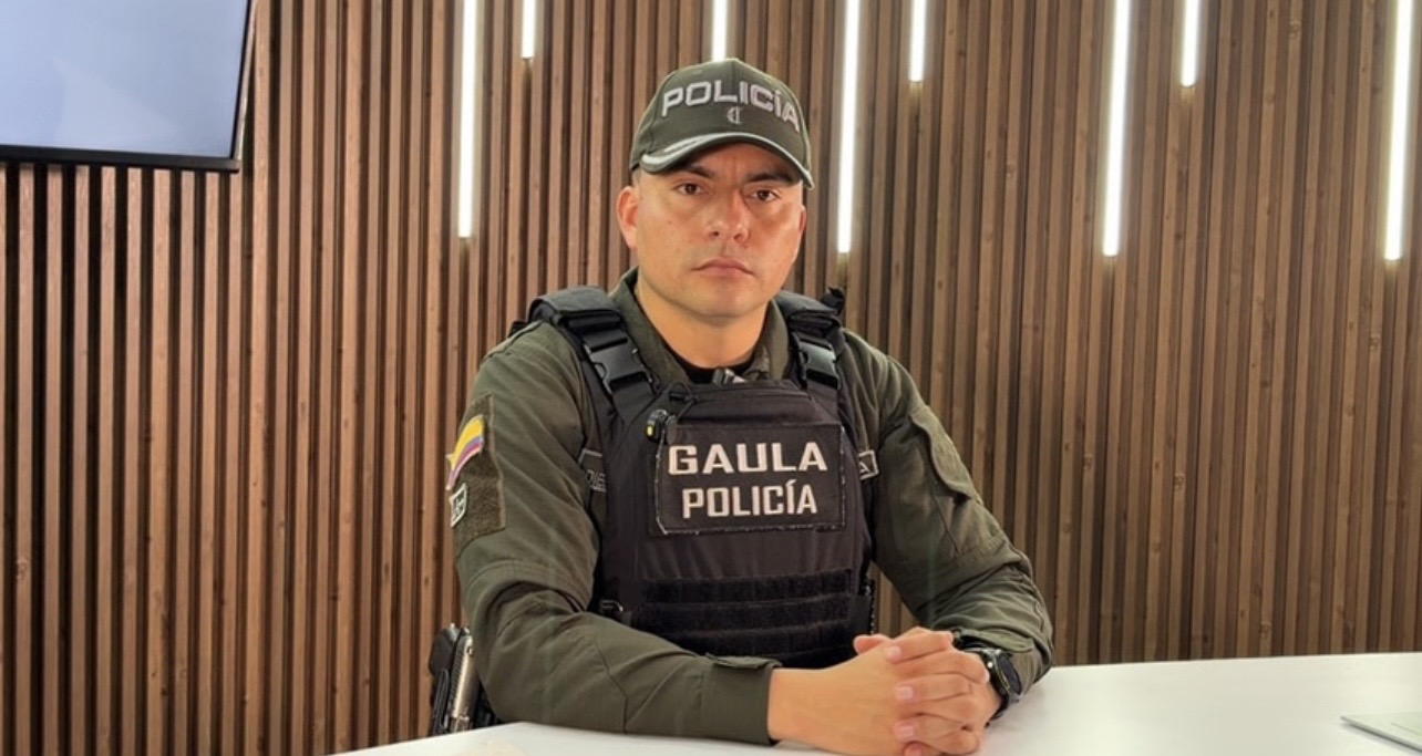 El comandante del Gaula de la Policía Nacional en el Meta, habla de las modalidades de extorsión | Entrevista 1