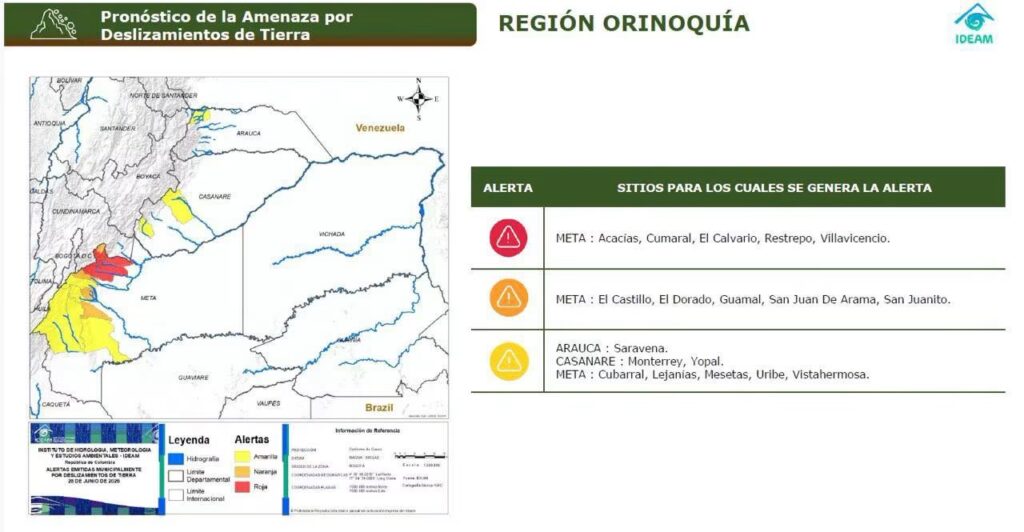 Autoridades monitorean riesgo de creciente en el río Guayuriba tras deslizamiento en Quetame 2