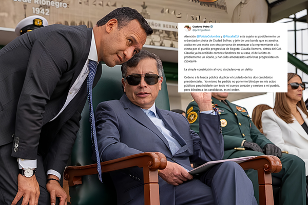 Petro ordena reforzar la seguridad de Cepeda y De la Espriella en medio de denuncias y acusaciones cruzadas
