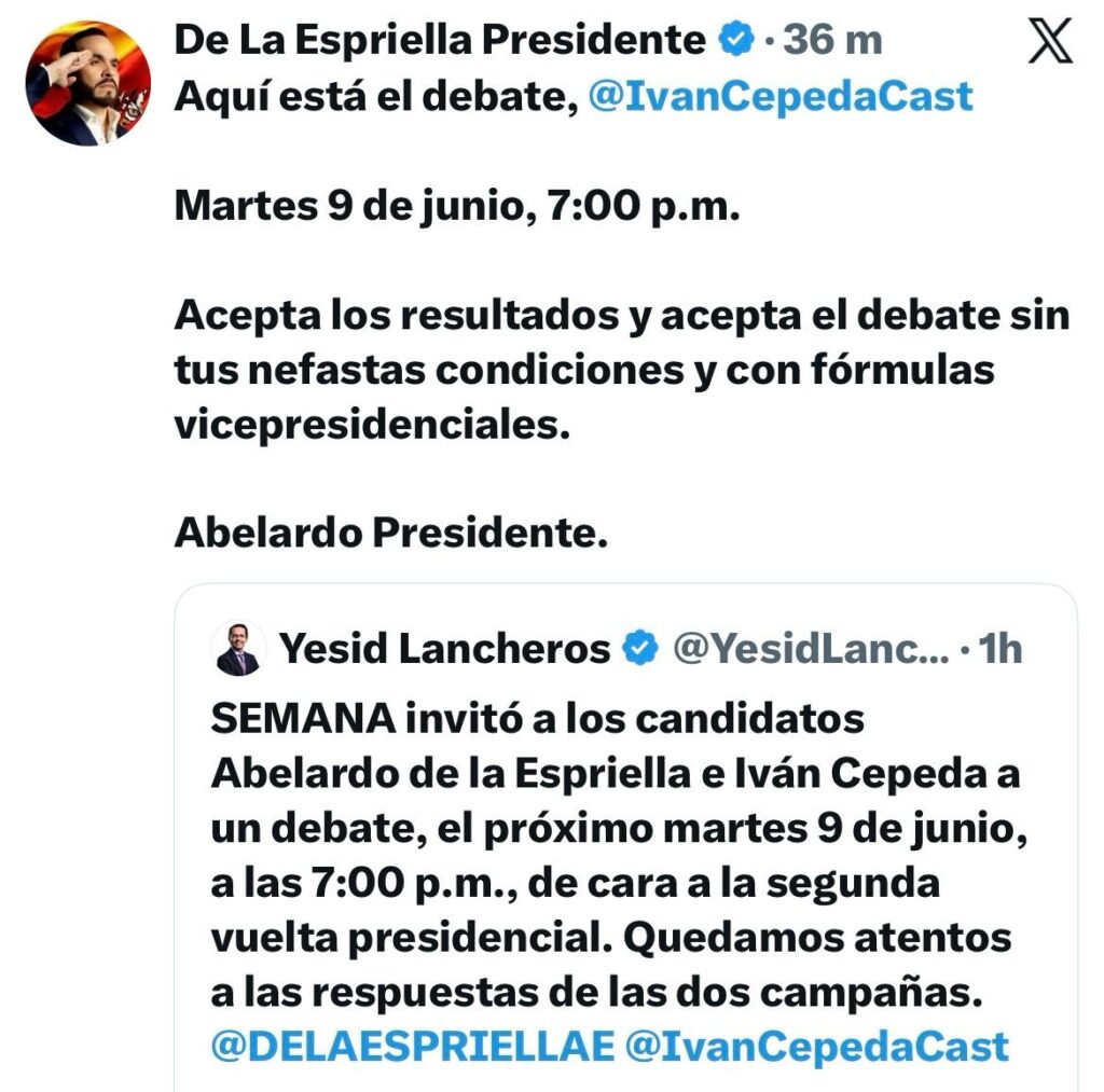 Primer cara a cara presidencial toma forma, aunque siguen pendientes detalles clave 2 Primer cara a cara presidencial toma forma, aunque siguen pendientes detalles clave 2