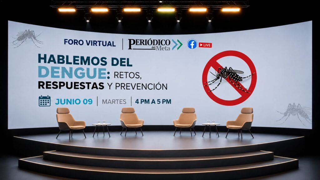 Periódico del Meta realizará foro virtual sobre los retos, respuestas y prevención del dengue
