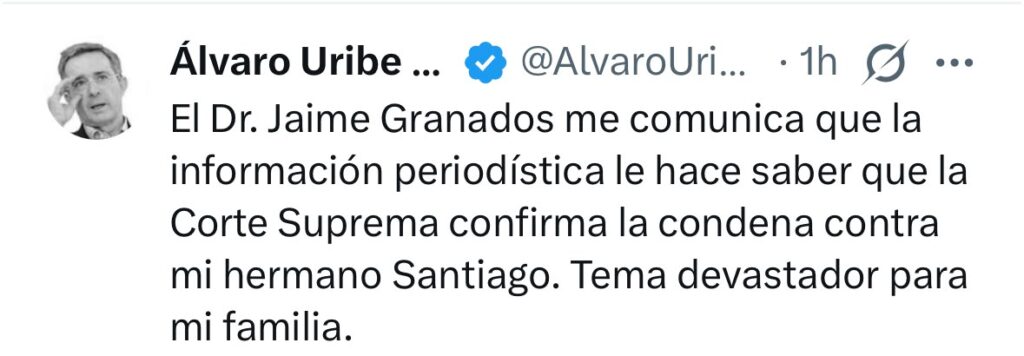 Corte Suprema ratifica condena contra Santiago Uribe por caso de 'Los 12 Apóstoles' 3