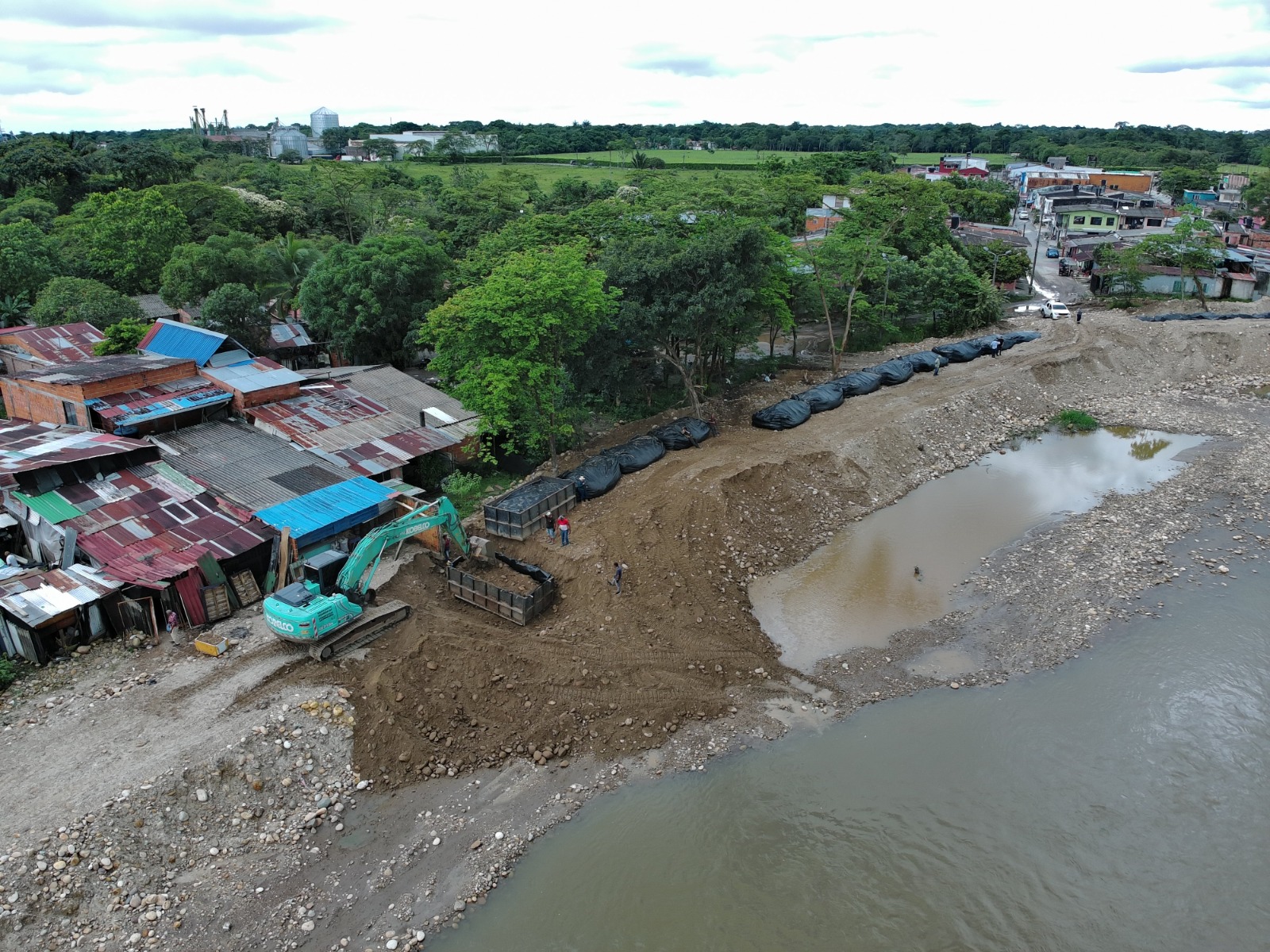 Obras de mitigación evitan emergencias en Juan Pablo II durante las recientes lluvias