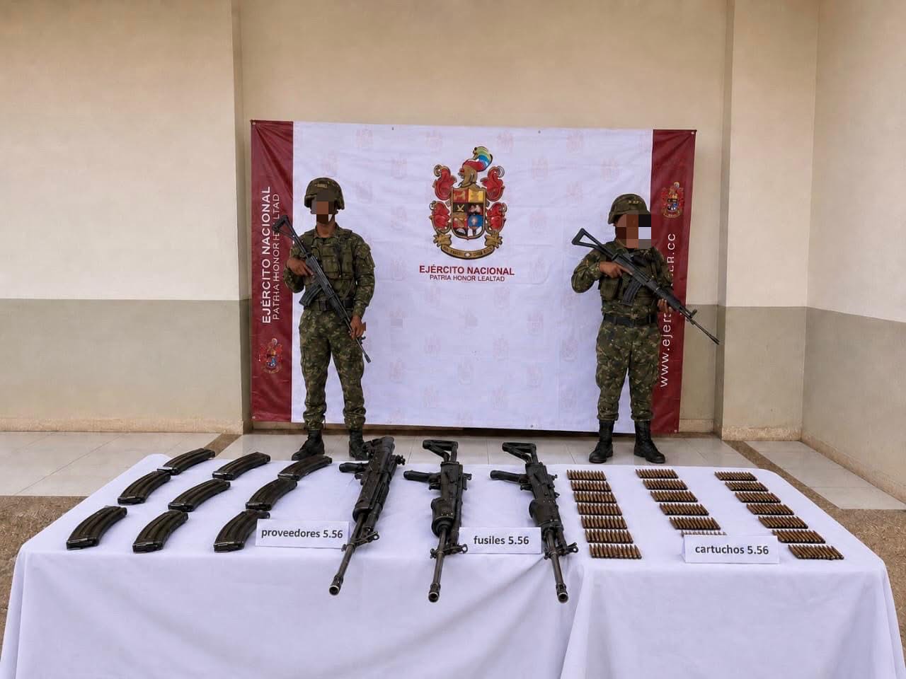 Ejército encontró arsenal ilegal de las disidencias en zona rural de Mapiripán