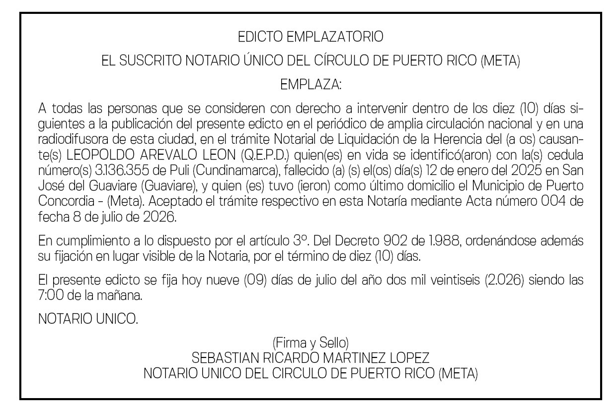 EMPLAZAMIENTO LEOPOLDO AREVALO LEON 1