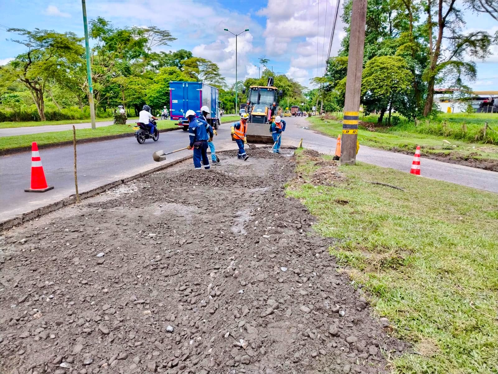 Ampliación de la Avenida Catama avanza hacia su etapa de pavimentación 1