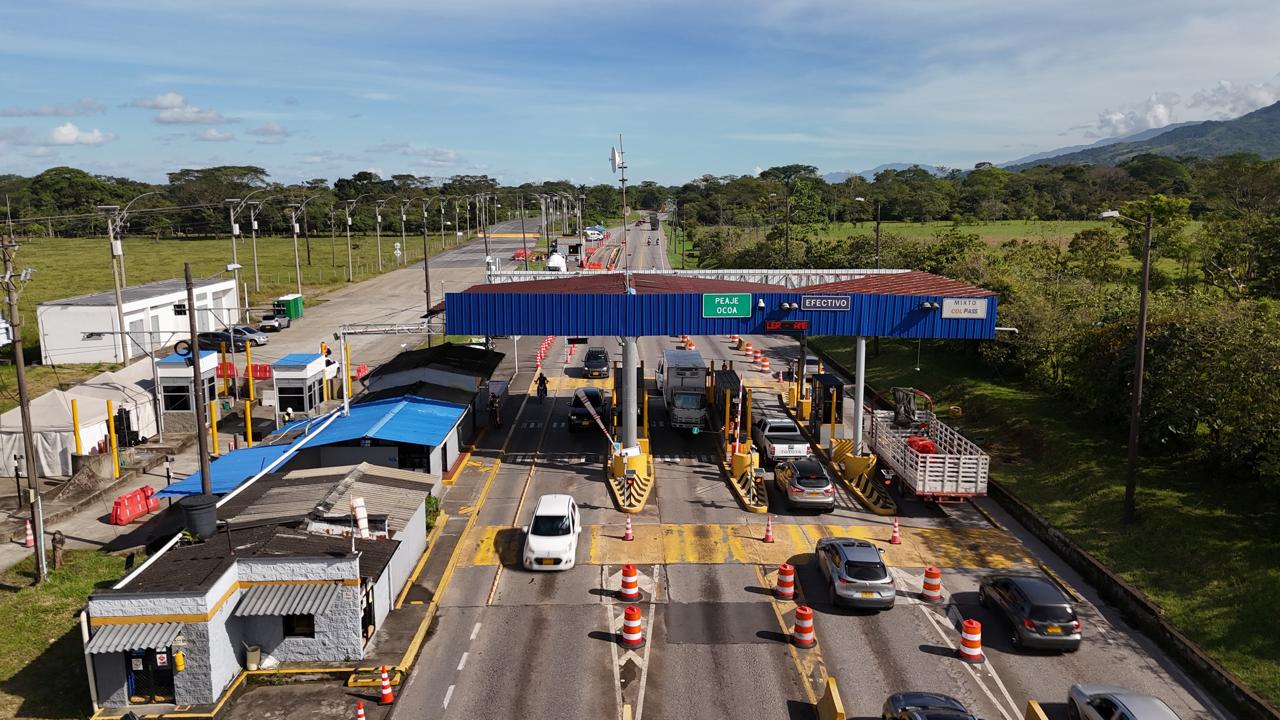 Obras en el peaje Ocoa: Así funcionará el paso vehicular hasta el 10 de agosto