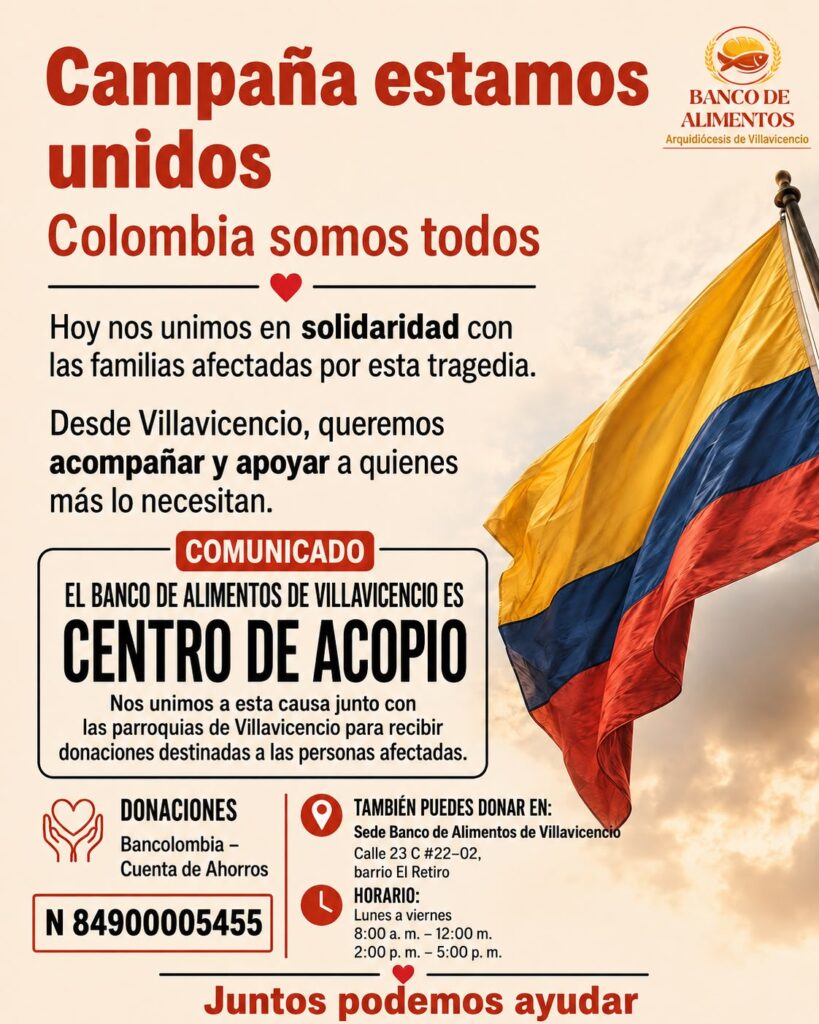 Villavicencio se une por los damnificados: conozca cómo puede hacer su donación 2