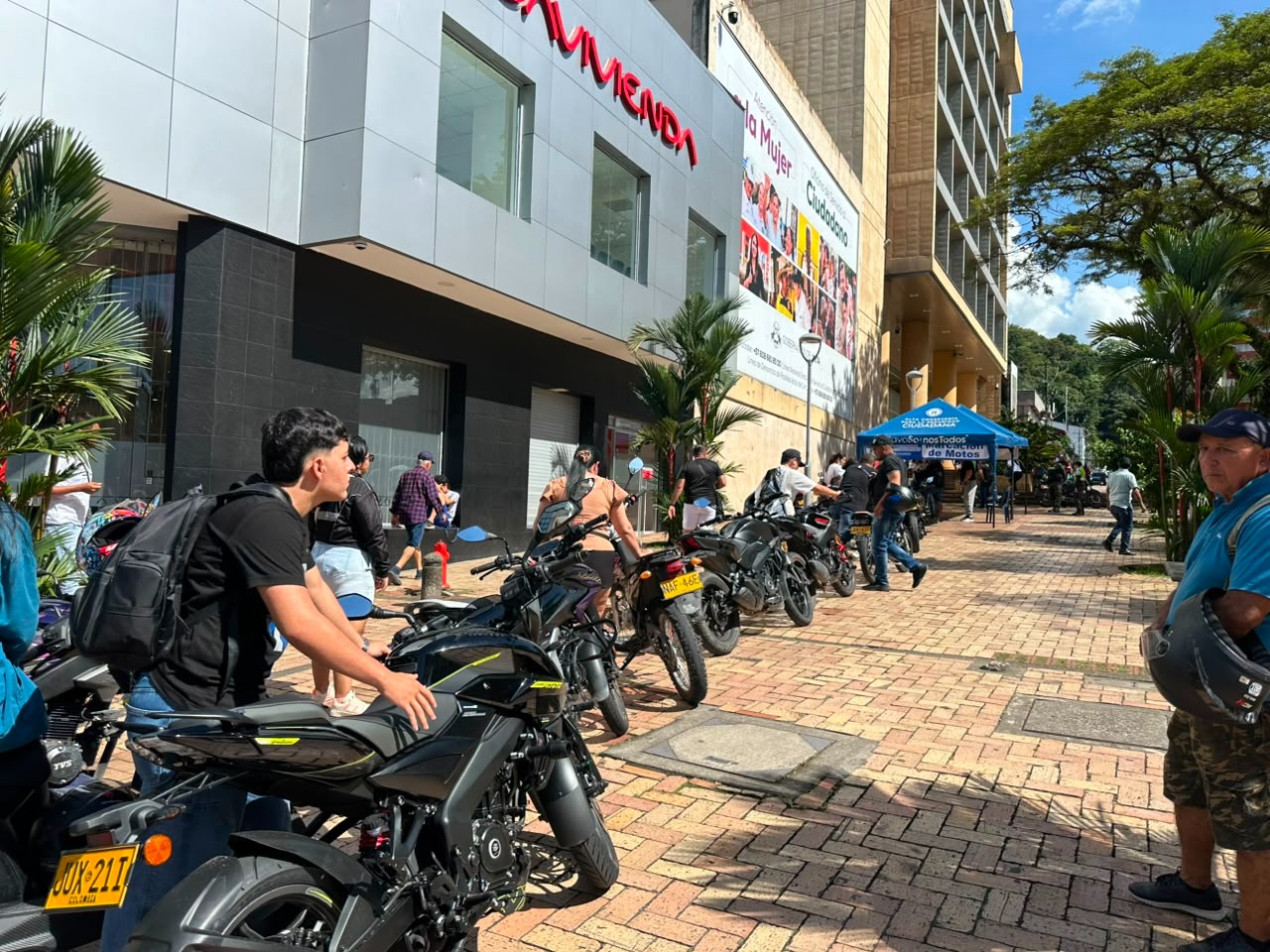 Este viernes habrá jornada de marcación de motocicletas en la Plaza Los Libertadores