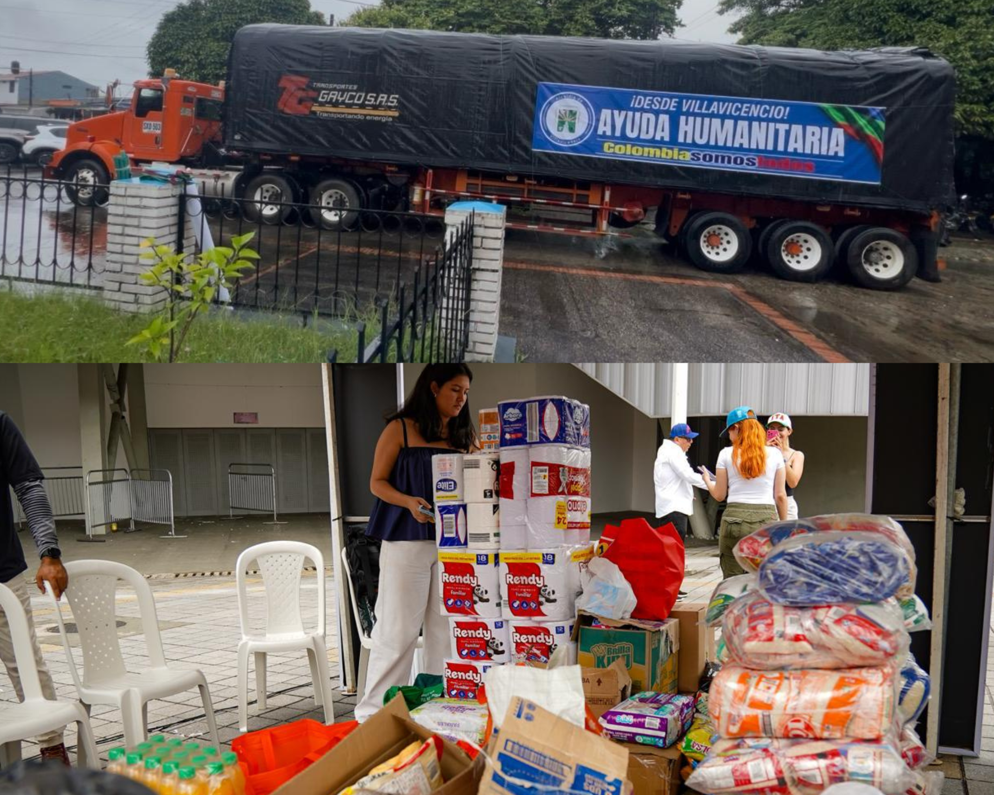 Alcaldía y Gobernación del Meta enviaron más de 86 toneladas de ayudas a damnificados del terremoto 1