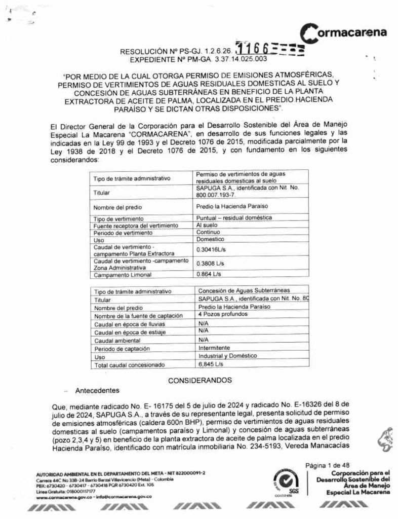 RESOLUCIÓN N° PS-GJ. 126 26 1166 - EXPEDIENTE N° PM-GA. 3.37 14.025.003 4 RESOLUCIÓN N° PS-GJ. 126 26 1166 - EXPEDIENTE N° PM-GA. 3.37 14.025.003 4