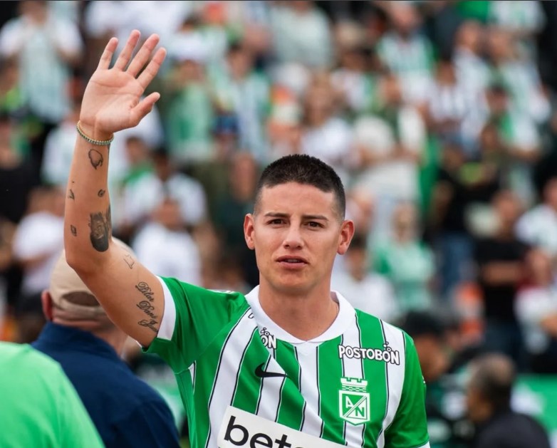 James Rodríguez jugaría este domingo en Villavicencio ante Llaneros FC