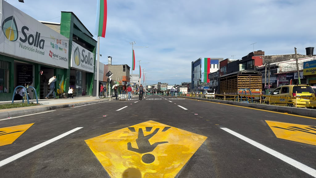Entregan primera fase de la avenida Catama tras 98 días de obras en Villavicencio 1