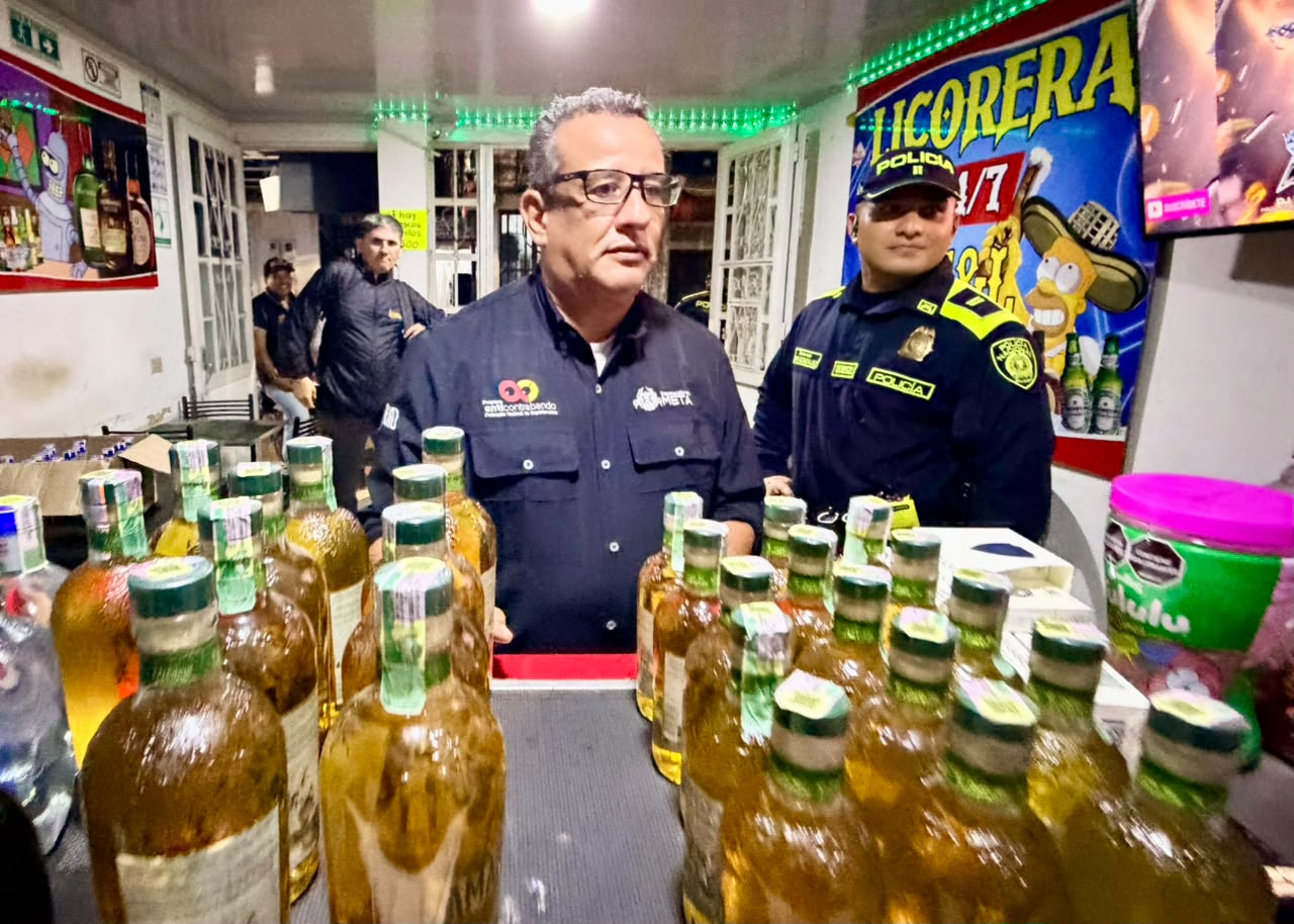 Más de 12.000 cigarrillos y 262 botellas ilegales fueron incautados en el Meta durante septiembre