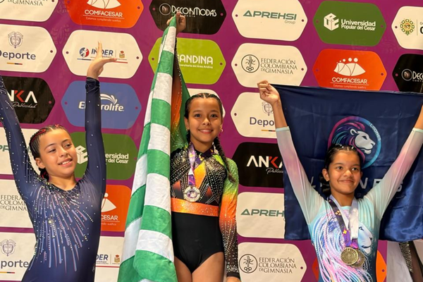 El Meta se trae 20 medallas del Campeonato Nacional de Gimnasia en Valledupar 1