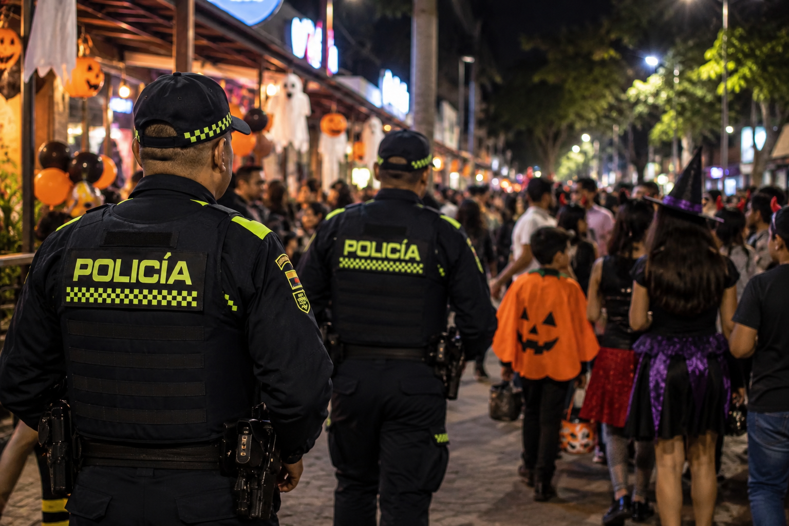 ¿Listos para Halloween? Más de 500 policías estarán en las calles de Villavicencio
