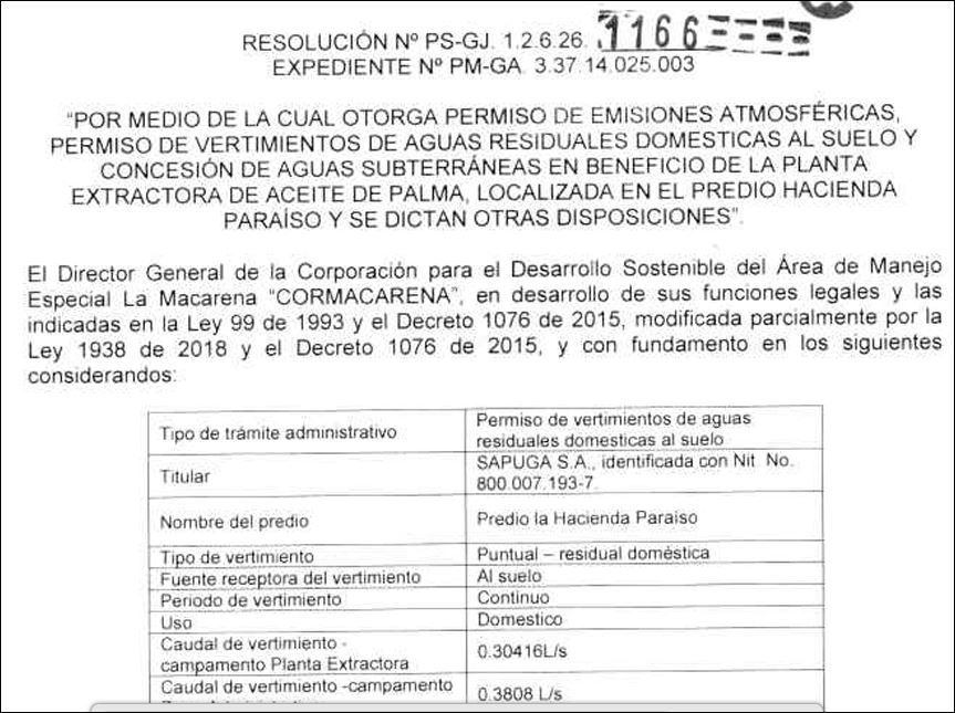 RESOLUCION No. PS-GJ. 1.2.6.26 1166 - EXPEDIENTE No., PM-GA 3.37.14.025.003 4 RESOLUCION No. PS-GJ. 1.2.6.26 1166 - EXPEDIENTE No., PM-GA 3.37.14.025.003 4