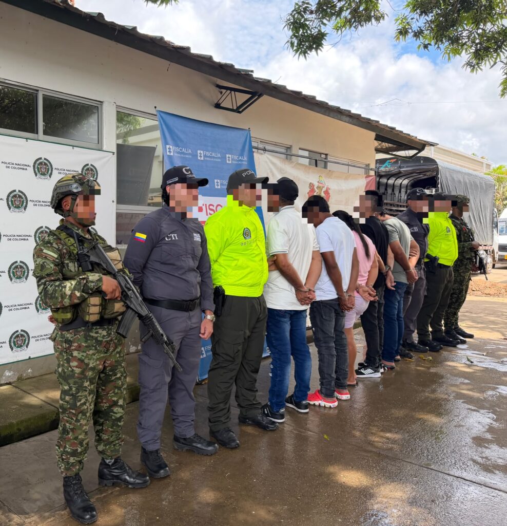 Capturan en San José del Guaviare a cinco presuntos integrantes de las disidencias de las Farc