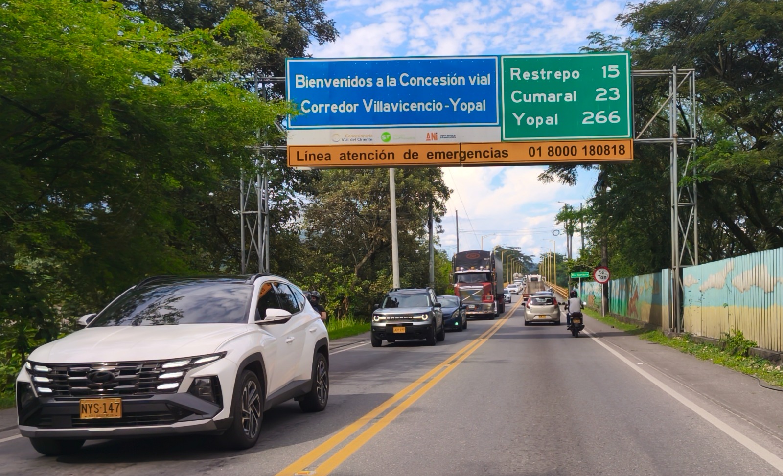 Vía Villavicencio–Restrepo tendrá reversible todos los domingos y festivos: estos son los horarios