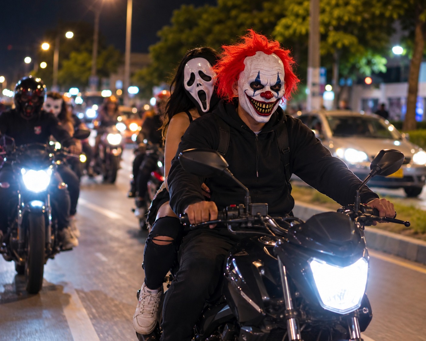 Alcaldía restringe parrilleros y rodadas de motos durante Halloween